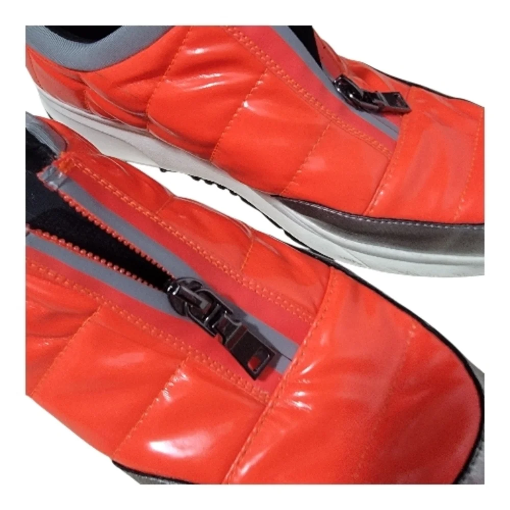 THINK ROYLN/Naturalizer Collab, Orange NEON and Silver Sneakers, SIZE 9 - Picture 6 of 6